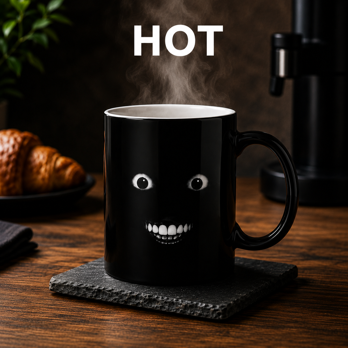 Creepy Smile Morphing Mug, 11oz