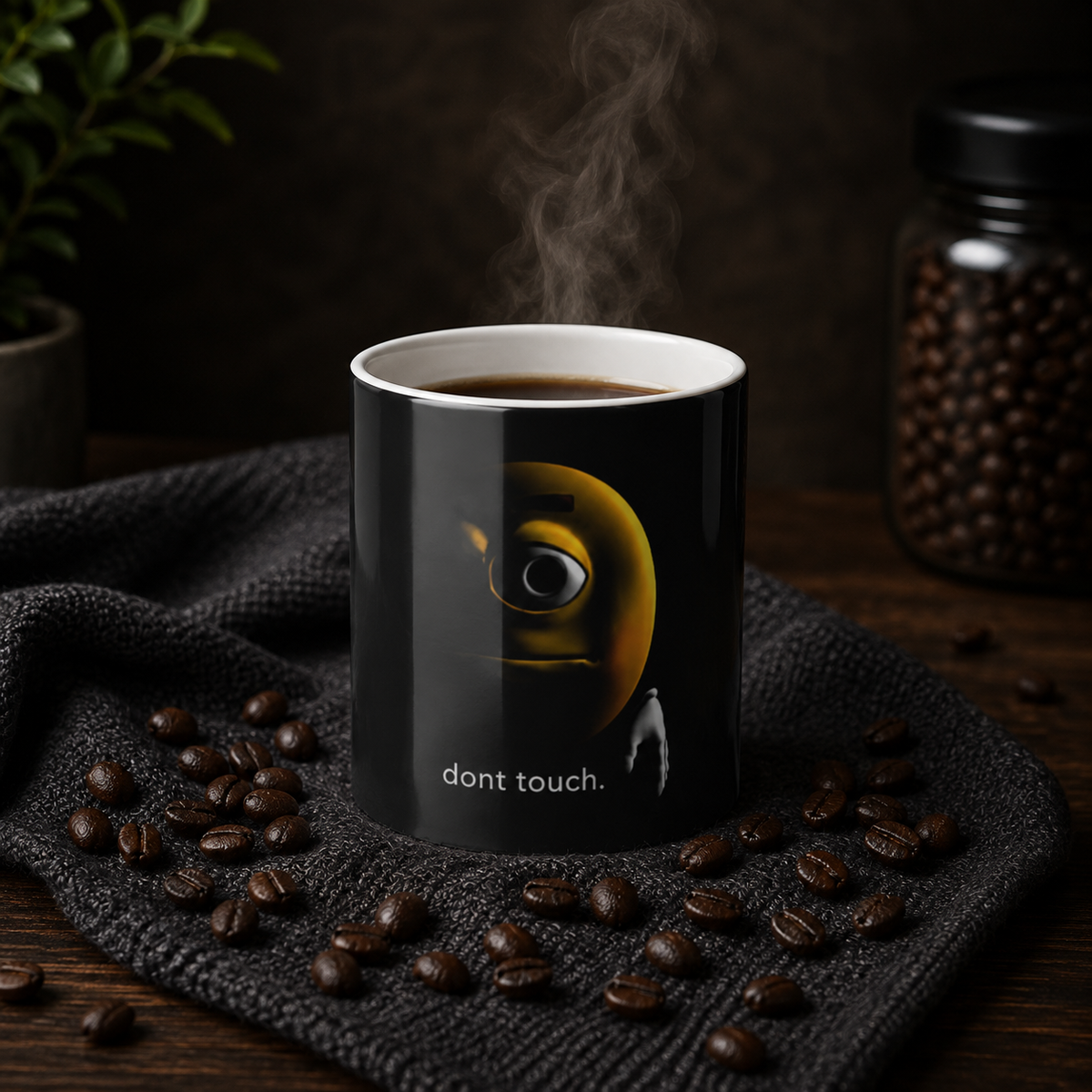 "Dont touch" Morphing Mug, 11oz